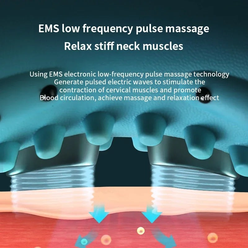 CerviPulse™ Pro - EMS Neck Massager for Pain Relief & Posture Fix