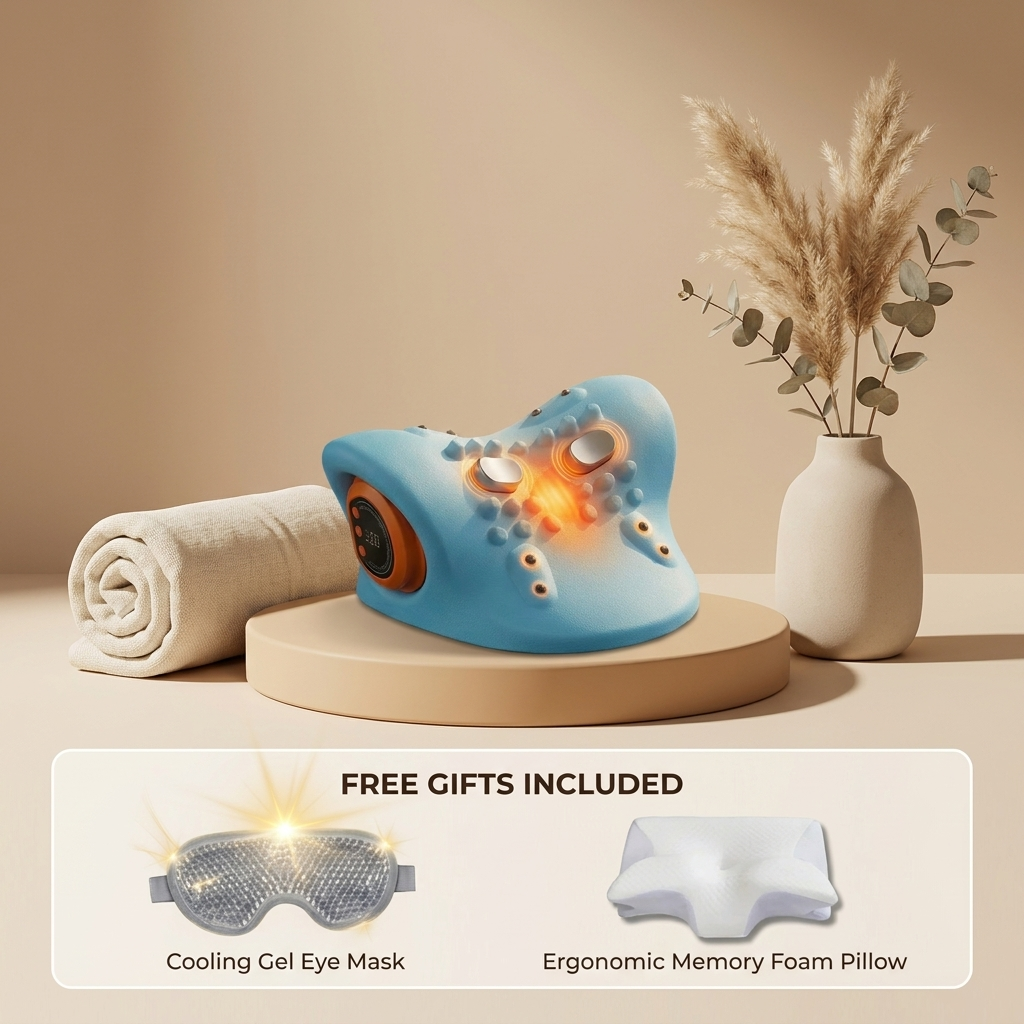 CerviPulse™ Pro - EMS Neck Massager for Pain Relief & Posture Fix