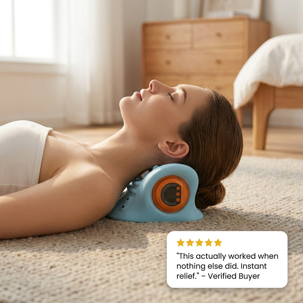 CerviPulse™ Pro - EMS Neck Massager for Pain Relief & Posture Fix