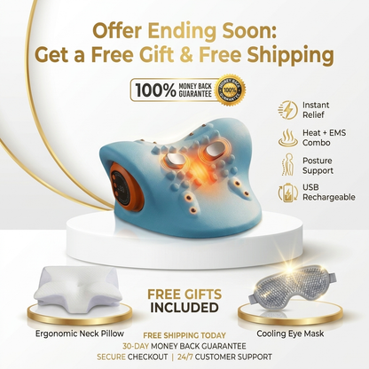 CerviPulse™ Pro - EMS Neck Massager for Pain Relief & Posture Fix