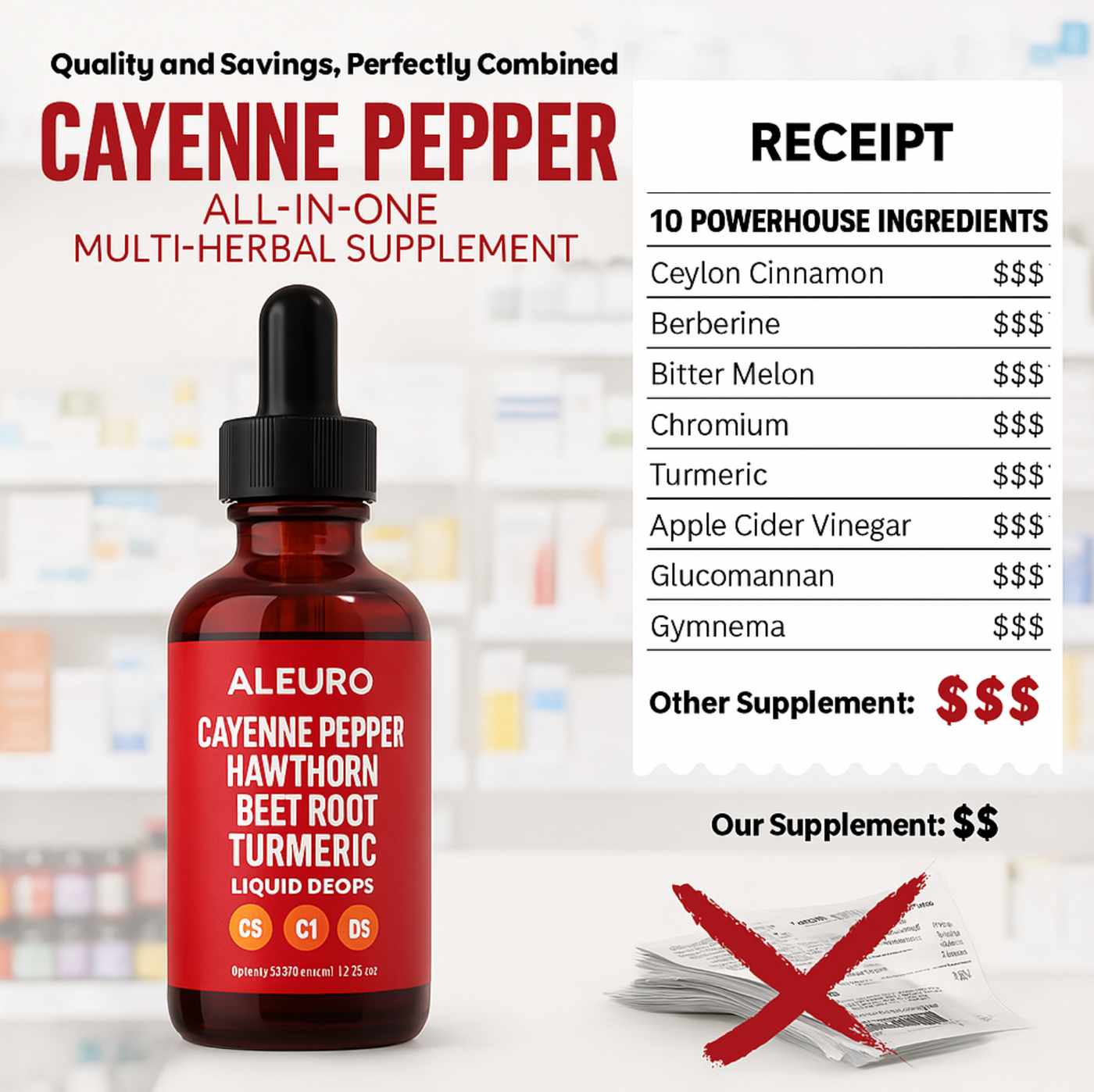 Cayenne Pepper - Liquid Drops